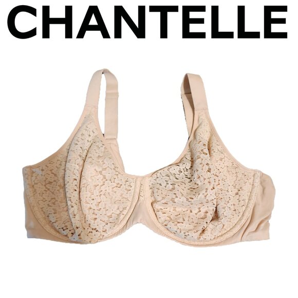 Chantelle Norah Comfort underwire Bra Blush 38DD - Picture 1 of 10